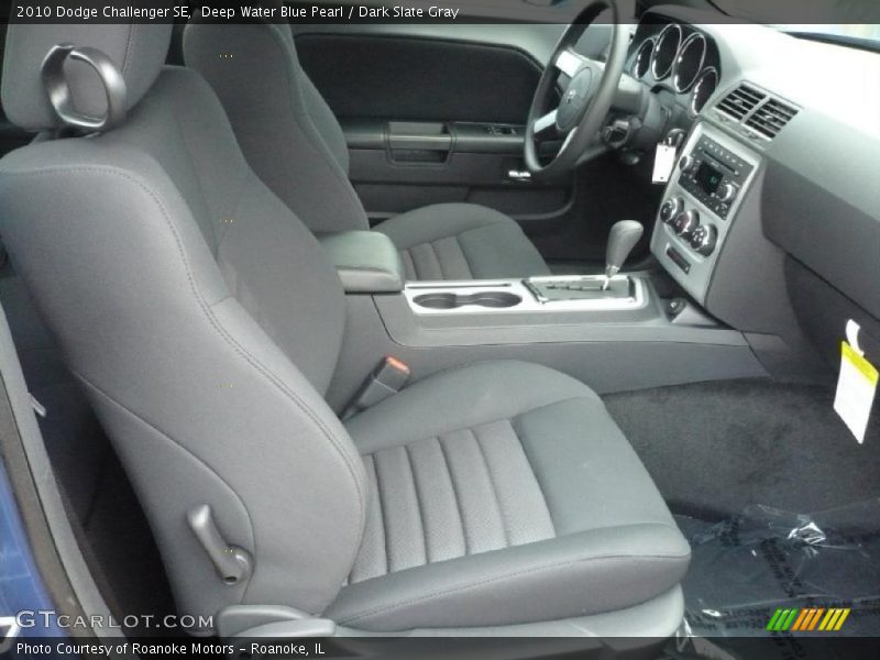 Deep Water Blue Pearl / Dark Slate Gray 2010 Dodge Challenger SE