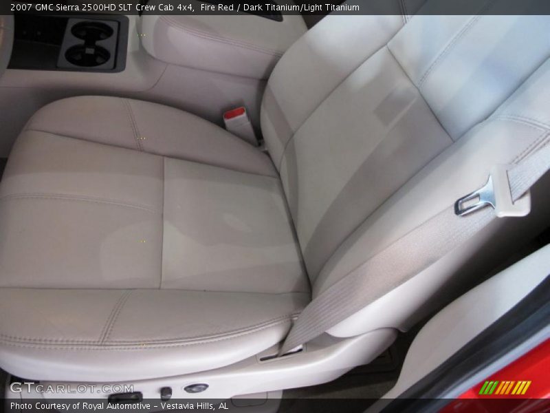 Fire Red / Dark Titanium/Light Titanium 2007 GMC Sierra 2500HD SLT Crew Cab 4x4