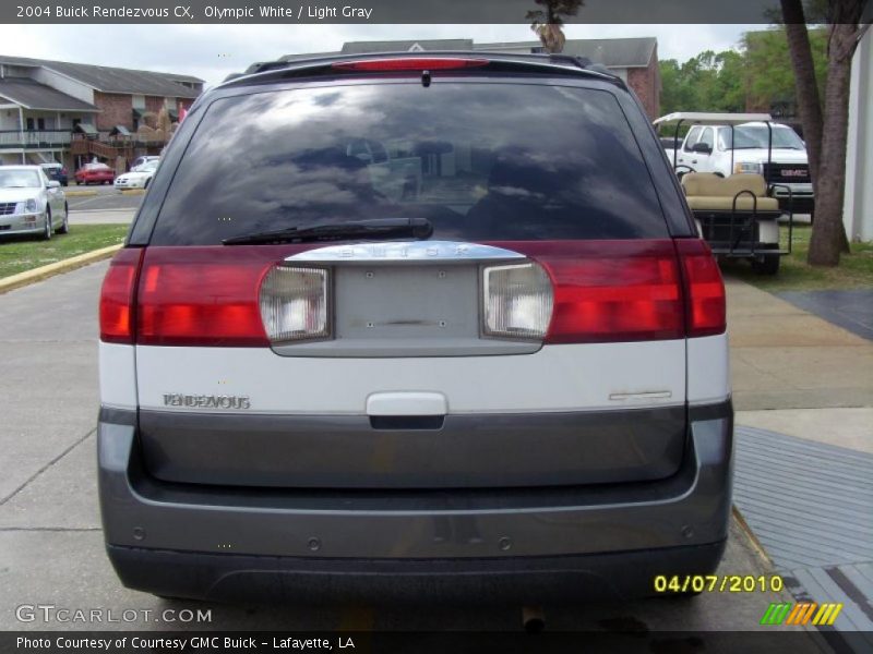 Olympic White / Light Gray 2004 Buick Rendezvous CX