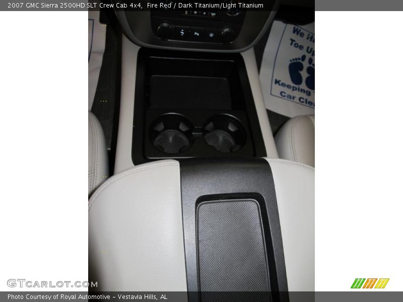 Fire Red / Dark Titanium/Light Titanium 2007 GMC Sierra 2500HD SLT Crew Cab 4x4