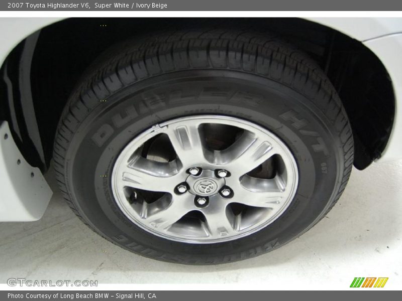 Super White / Ivory Beige 2007 Toyota Highlander V6