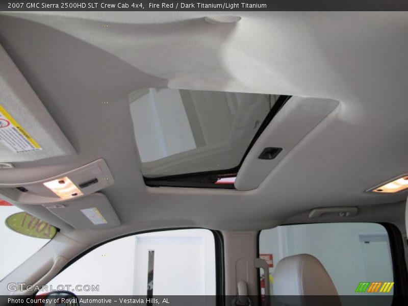 Fire Red / Dark Titanium/Light Titanium 2007 GMC Sierra 2500HD SLT Crew Cab 4x4