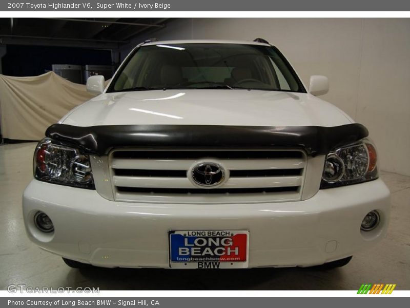 Super White / Ivory Beige 2007 Toyota Highlander V6