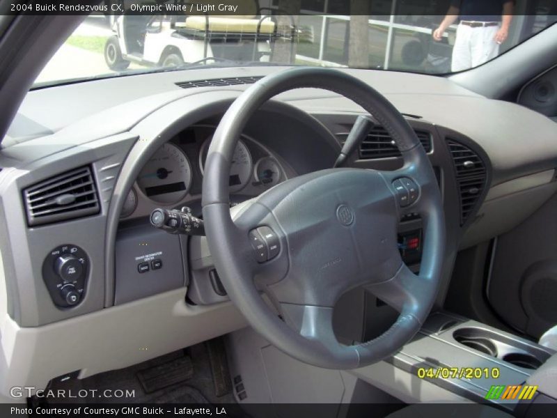 Olympic White / Light Gray 2004 Buick Rendezvous CX