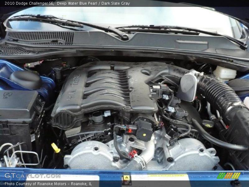 Deep Water Blue Pearl / Dark Slate Gray 2010 Dodge Challenger SE