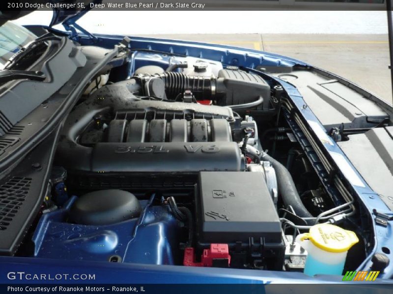 Deep Water Blue Pearl / Dark Slate Gray 2010 Dodge Challenger SE