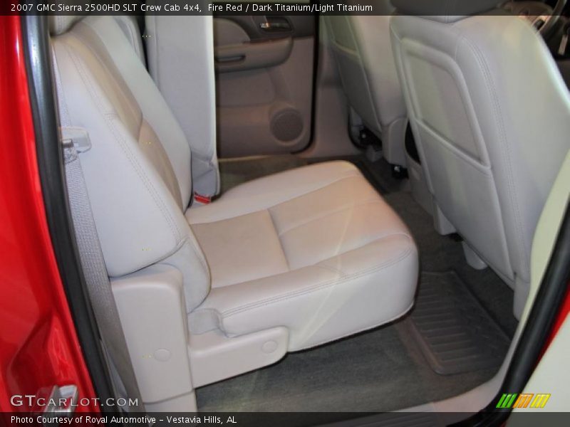 Fire Red / Dark Titanium/Light Titanium 2007 GMC Sierra 2500HD SLT Crew Cab 4x4