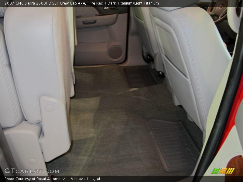 Fire Red / Dark Titanium/Light Titanium 2007 GMC Sierra 2500HD SLT Crew Cab 4x4