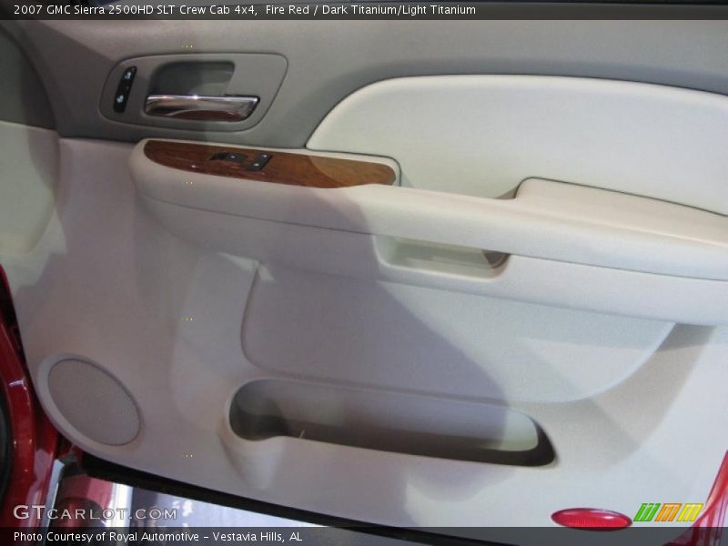 Fire Red / Dark Titanium/Light Titanium 2007 GMC Sierra 2500HD SLT Crew Cab 4x4