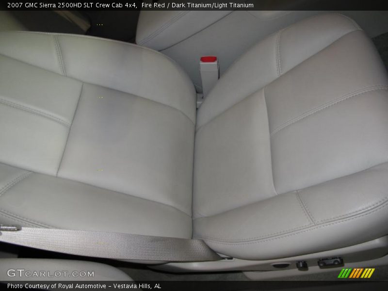 Fire Red / Dark Titanium/Light Titanium 2007 GMC Sierra 2500HD SLT Crew Cab 4x4