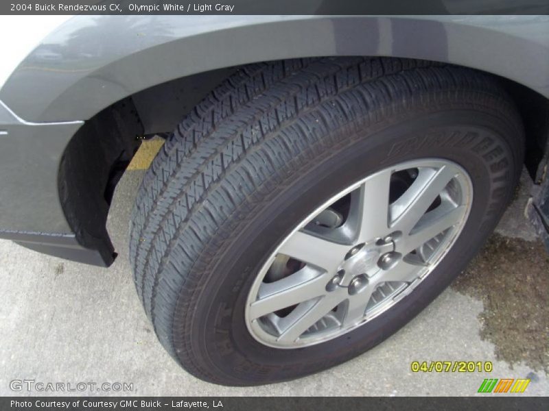 Olympic White / Light Gray 2004 Buick Rendezvous CX