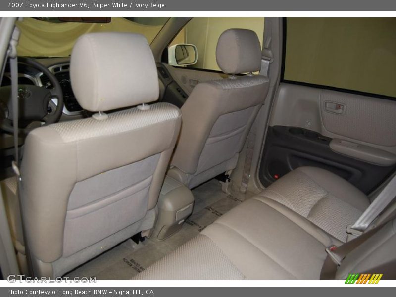 Super White / Ivory Beige 2007 Toyota Highlander V6
