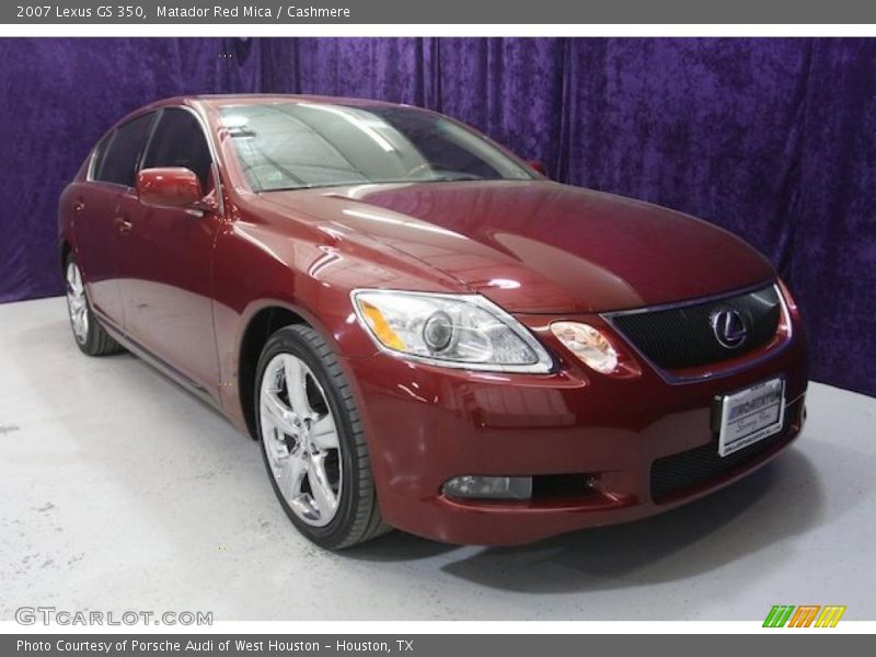 Matador Red Mica / Cashmere 2007 Lexus GS 350