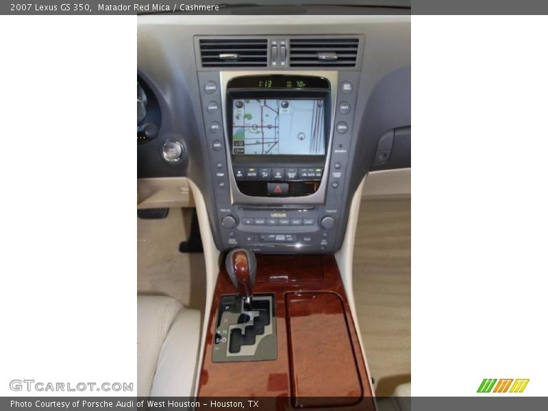 Matador Red Mica / Cashmere 2007 Lexus GS 350