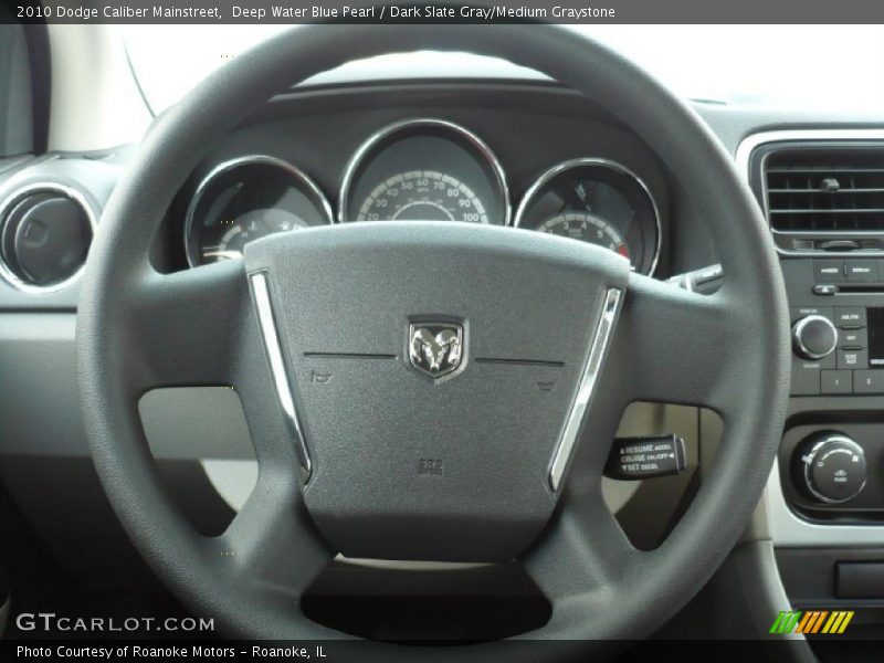 Deep Water Blue Pearl / Dark Slate Gray/Medium Graystone 2010 Dodge Caliber Mainstreet
