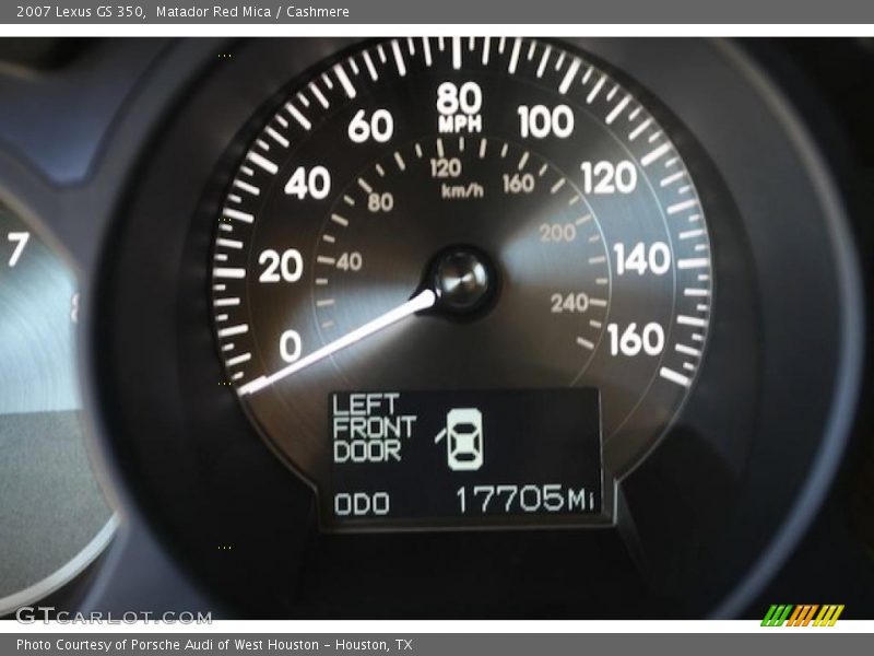 Matador Red Mica / Cashmere 2007 Lexus GS 350