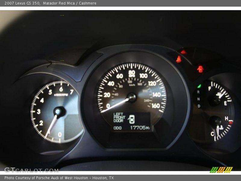 Matador Red Mica / Cashmere 2007 Lexus GS 350