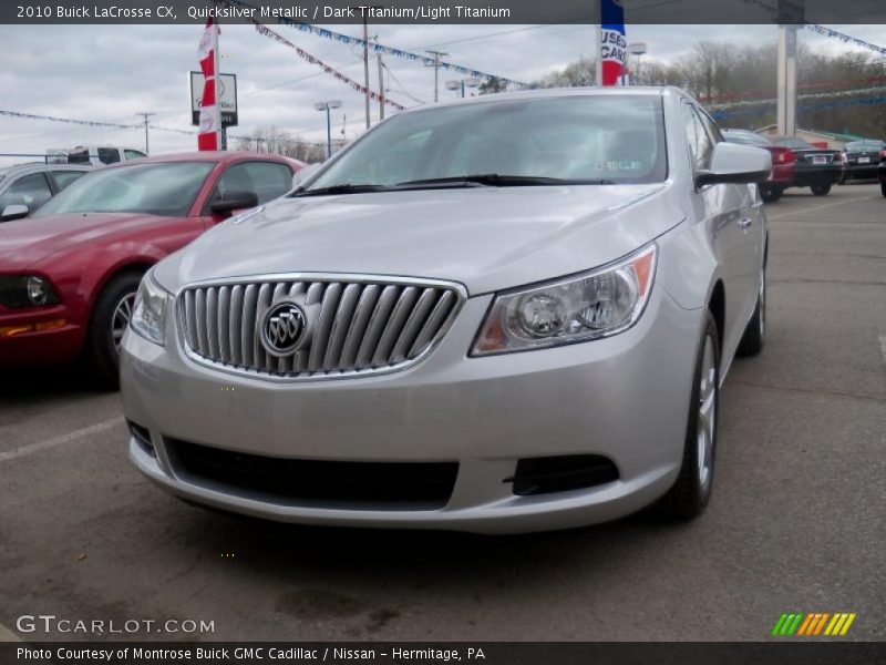 Quicksilver Metallic / Dark Titanium/Light Titanium 2010 Buick LaCrosse CX