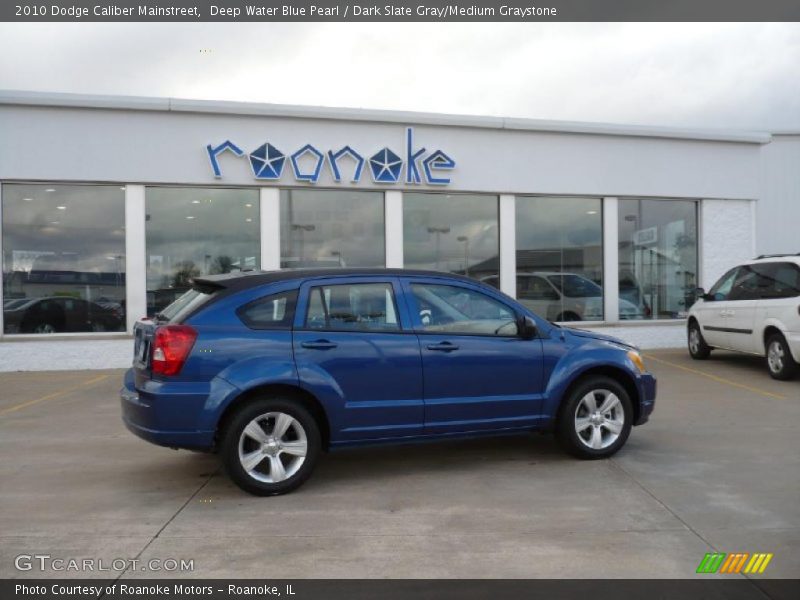 Deep Water Blue Pearl / Dark Slate Gray/Medium Graystone 2010 Dodge Caliber Mainstreet