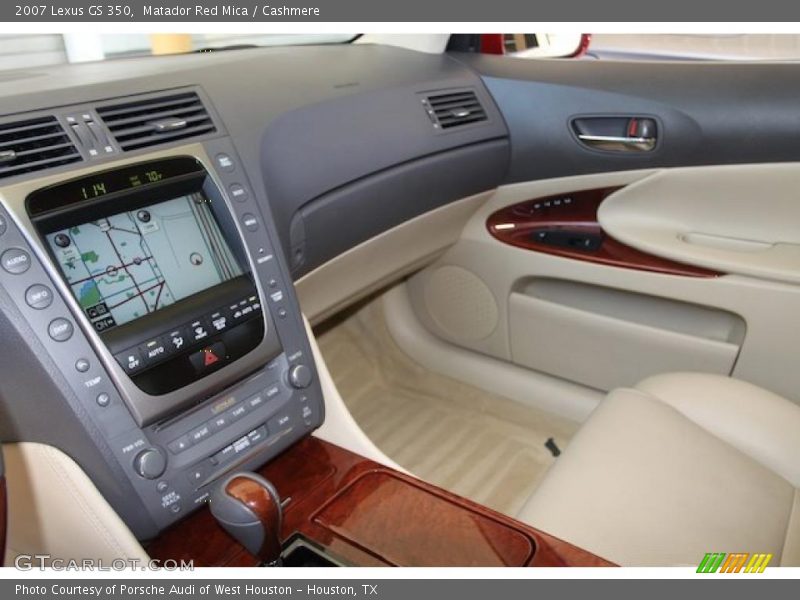 Matador Red Mica / Cashmere 2007 Lexus GS 350