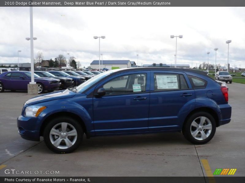 Deep Water Blue Pearl / Dark Slate Gray/Medium Graystone 2010 Dodge Caliber Mainstreet