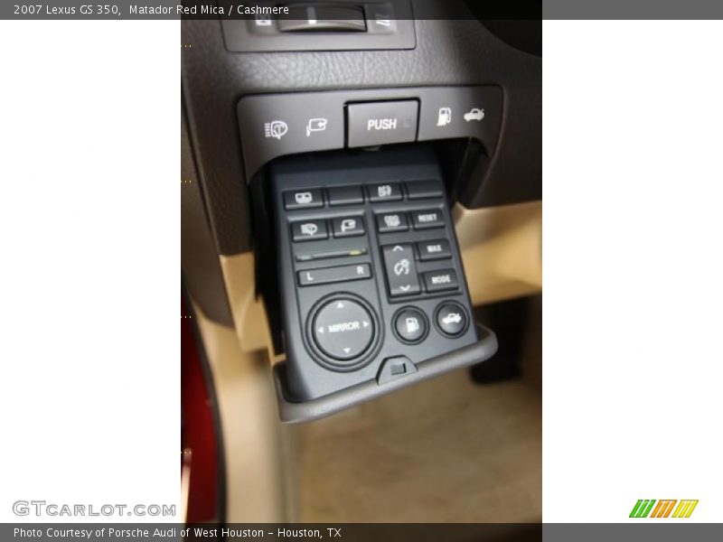 Matador Red Mica / Cashmere 2007 Lexus GS 350