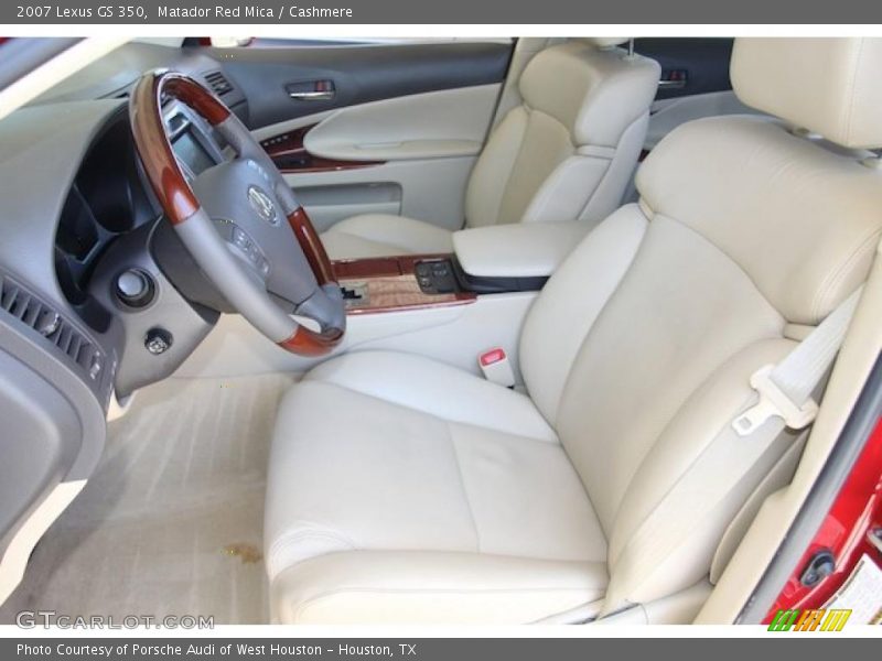 Matador Red Mica / Cashmere 2007 Lexus GS 350