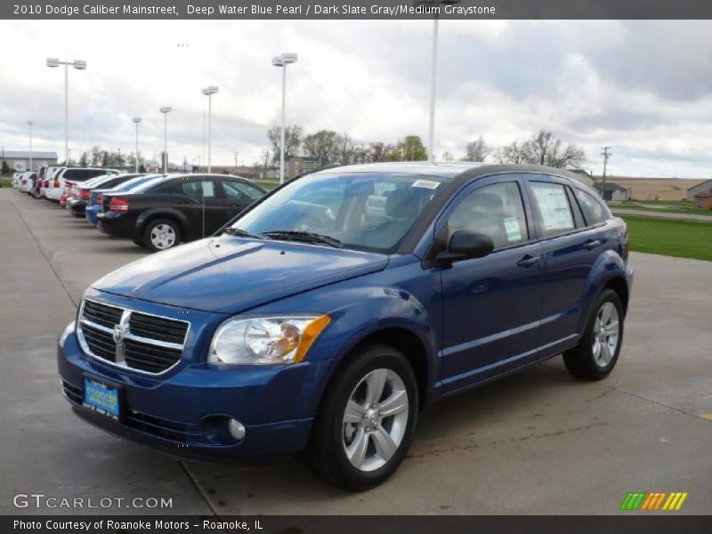 Deep Water Blue Pearl / Dark Slate Gray/Medium Graystone 2010 Dodge Caliber Mainstreet