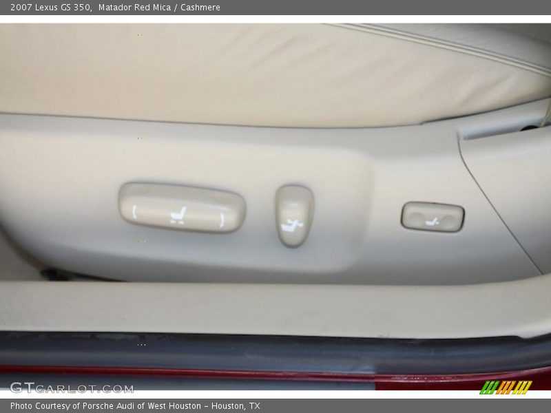 Matador Red Mica / Cashmere 2007 Lexus GS 350