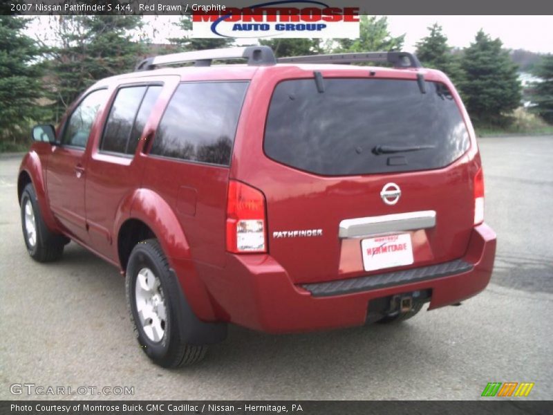 Red Brawn / Graphite 2007 Nissan Pathfinder S 4x4
