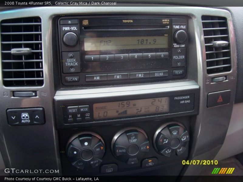 Galactic Gray Mica / Dark Charcoal 2008 Toyota 4Runner SR5