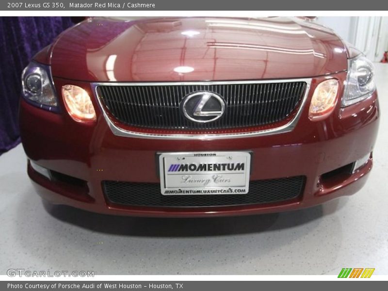 Matador Red Mica / Cashmere 2007 Lexus GS 350