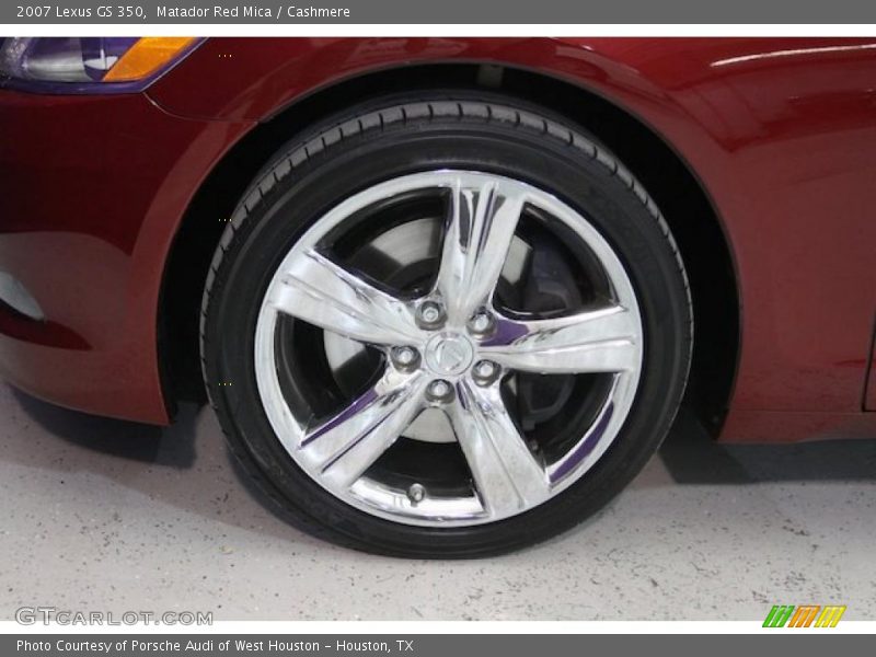 Matador Red Mica / Cashmere 2007 Lexus GS 350