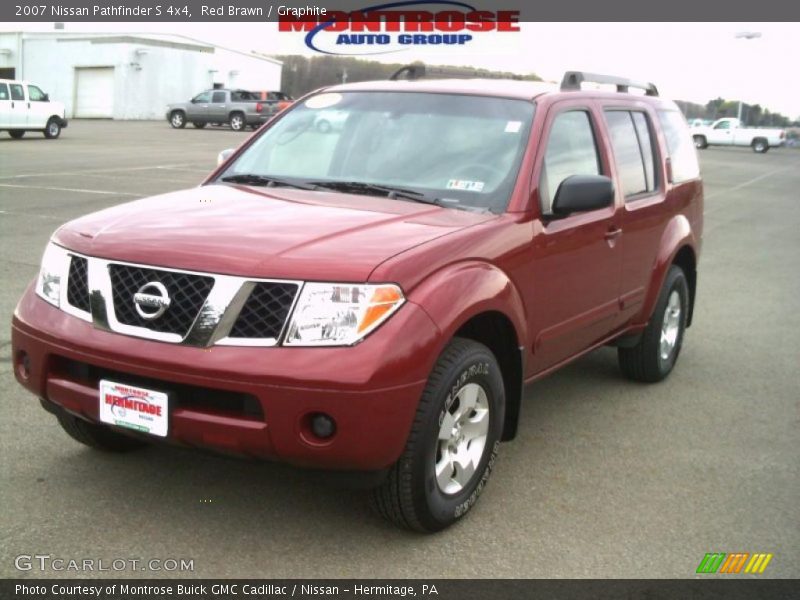 Red Brawn / Graphite 2007 Nissan Pathfinder S 4x4
