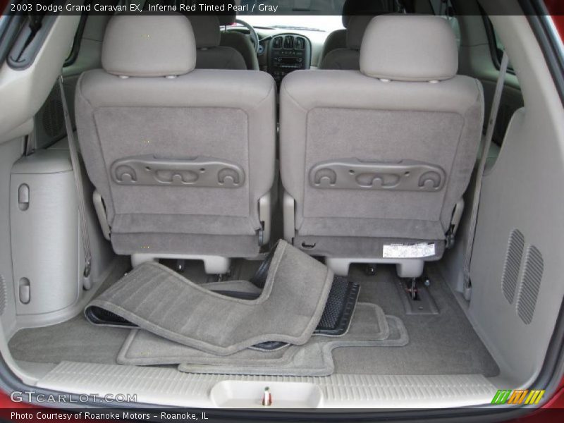 Inferno Red Tinted Pearl / Gray 2003 Dodge Grand Caravan EX