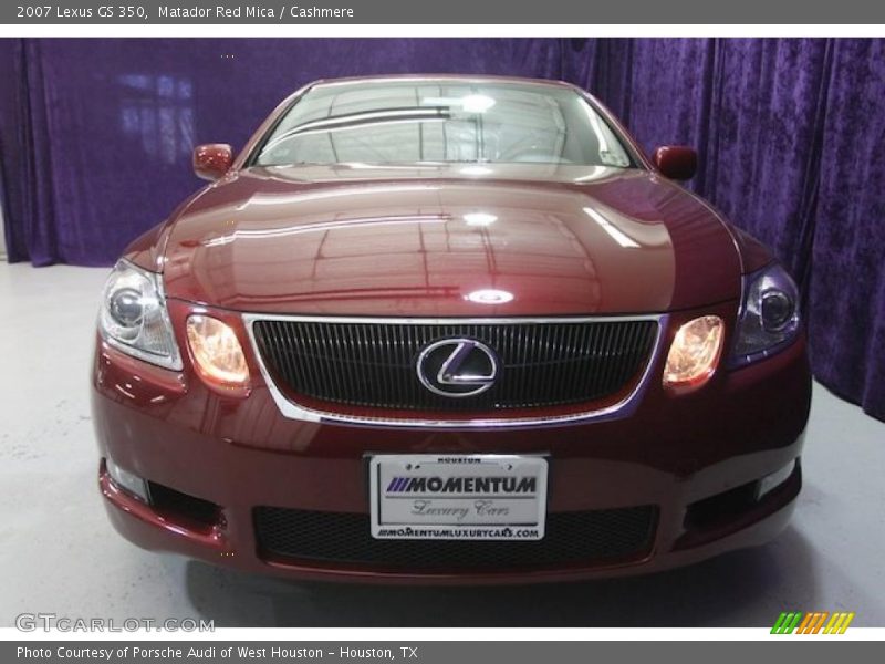 Matador Red Mica / Cashmere 2007 Lexus GS 350