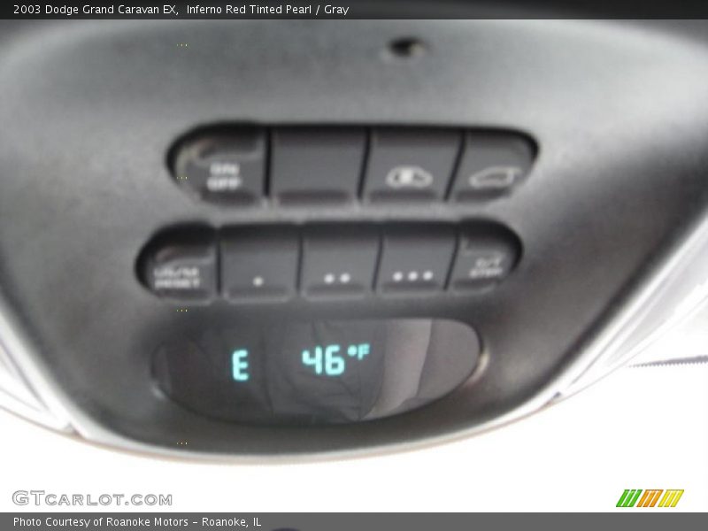 Inferno Red Tinted Pearl / Gray 2003 Dodge Grand Caravan EX