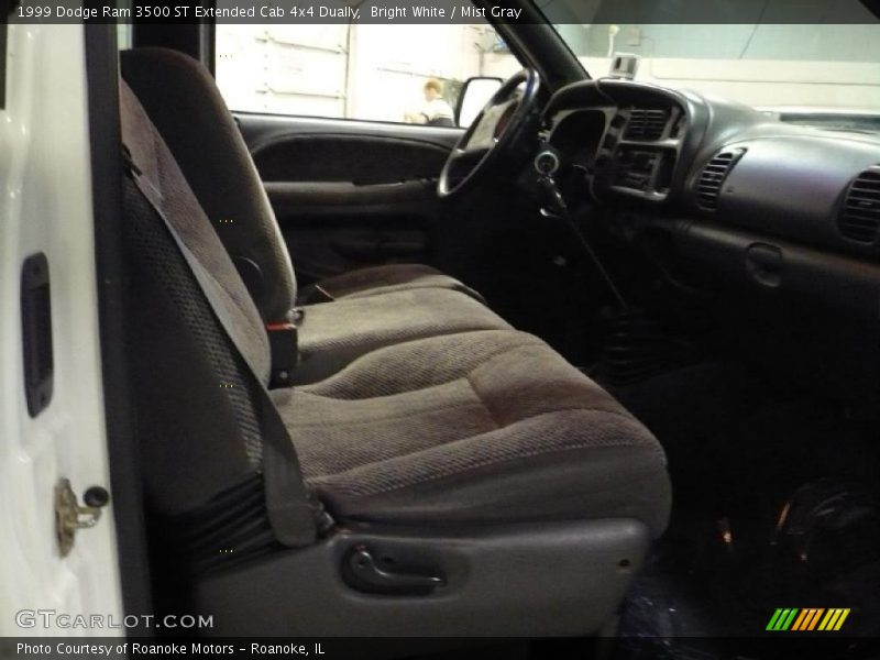 Bright White / Mist Gray 1999 Dodge Ram 3500 ST Extended Cab 4x4 Dually