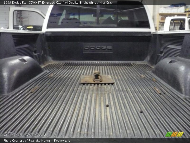 Bright White / Mist Gray 1999 Dodge Ram 3500 ST Extended Cab 4x4 Dually
