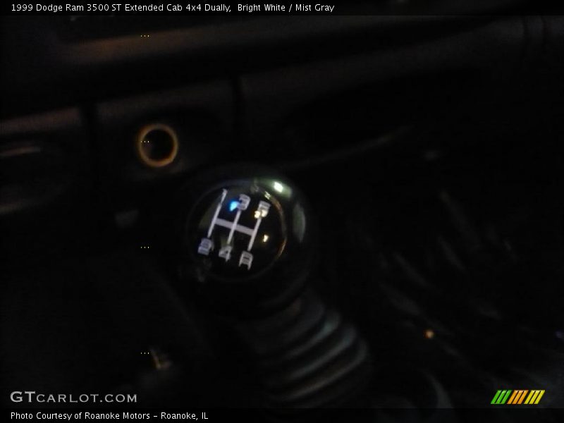 Bright White / Mist Gray 1999 Dodge Ram 3500 ST Extended Cab 4x4 Dually