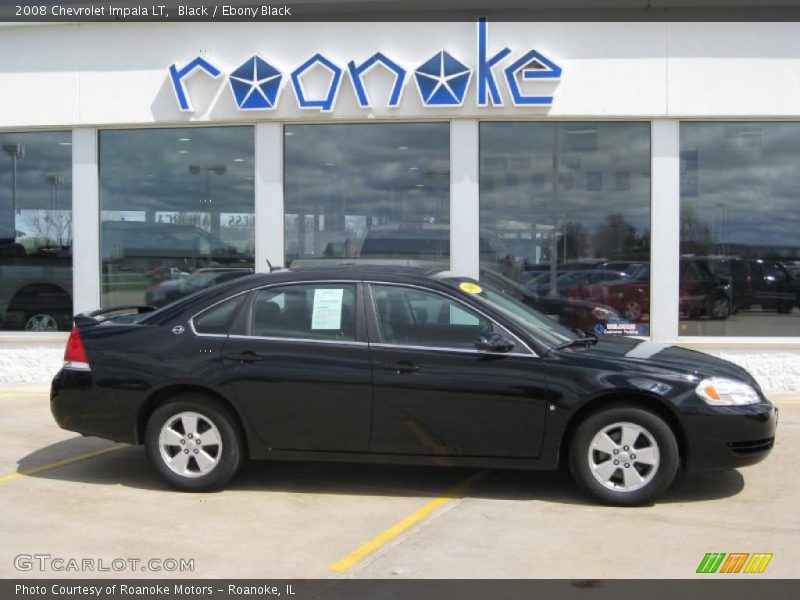 Black / Ebony Black 2008 Chevrolet Impala LT