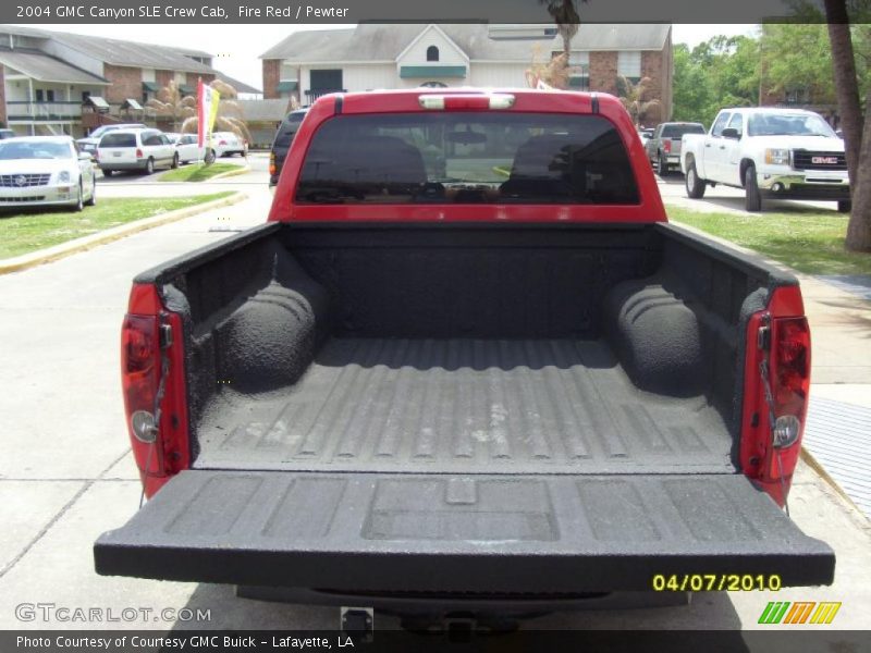 Fire Red / Pewter 2004 GMC Canyon SLE Crew Cab