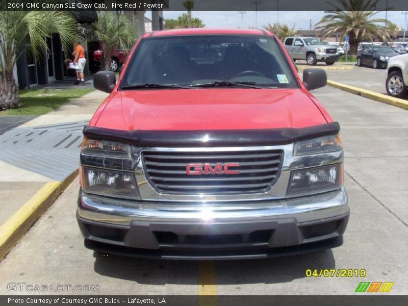 Fire Red / Pewter 2004 GMC Canyon SLE Crew Cab