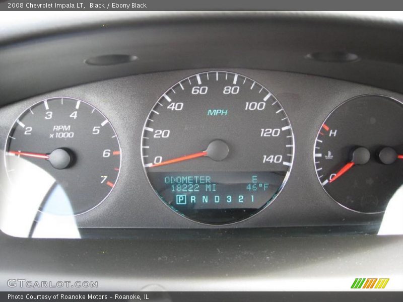 Black / Ebony Black 2008 Chevrolet Impala LT