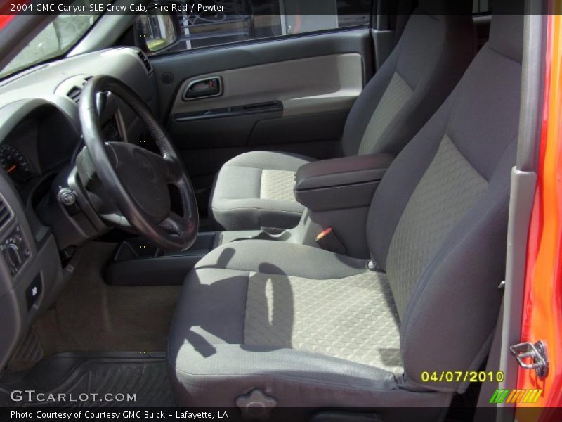 Fire Red / Pewter 2004 GMC Canyon SLE Crew Cab