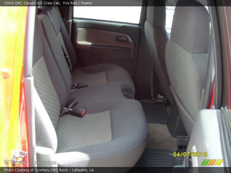 Fire Red / Pewter 2004 GMC Canyon SLE Crew Cab