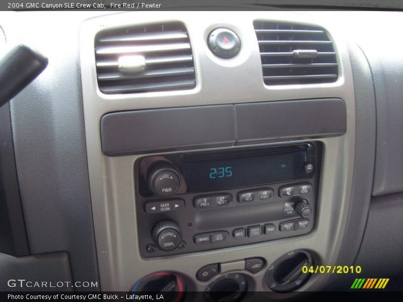 Fire Red / Pewter 2004 GMC Canyon SLE Crew Cab