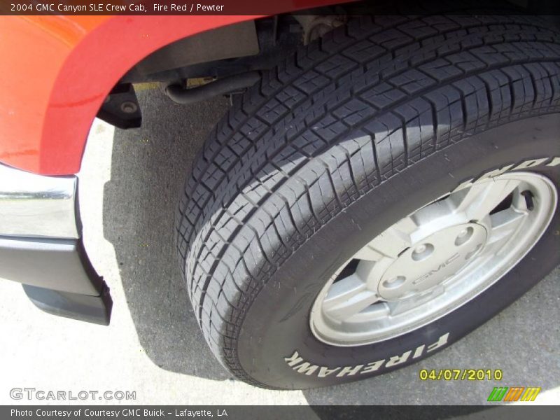 Fire Red / Pewter 2004 GMC Canyon SLE Crew Cab
