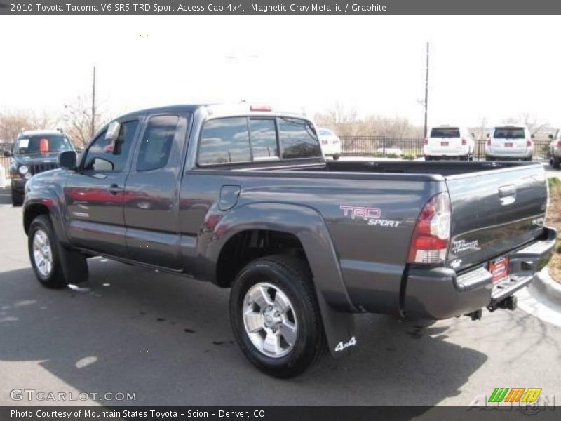 Magnetic Gray Metallic / Graphite 2010 Toyota Tacoma V6 SR5 TRD Sport Access Cab 4x4