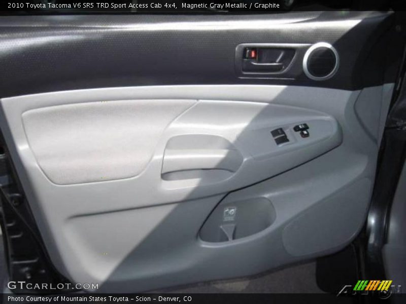 Magnetic Gray Metallic / Graphite 2010 Toyota Tacoma V6 SR5 TRD Sport Access Cab 4x4